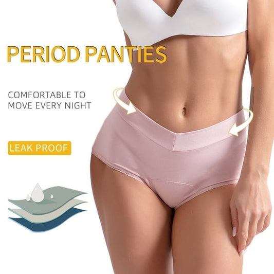🎊🩲 High-Waisted Leak-Proof Underwear – Reliable leak protection, comfortable high waist – Pay on delivery ✅