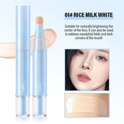 🖋️✨LAST DAY SALE BUY 1  GET 1 FREE!!💙Dual-effect Concealer & Foundation Eye Concealer - 24-hour long-lasting