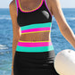 🏖️🔥LAST DAY SALE 50%OFF💃Color Contrast Patchwork Nylon Sporty 3 Piece Bikini Sets