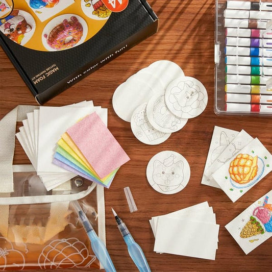 😃 Tolle Idee für Sommeraktivitäten! - Magisches 3D-Schaumstoff-Mal-Set 🎨✨