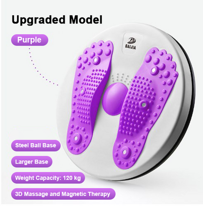 🔥Waist Twisting Massage & Exercise Balance Board – Burn Fat, Slim Waist & Improve Circulation at Home