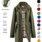 ⏰⏰Limited-time offer!!🌧️🧥Women's Checkered Lining Waterproof Windbreaker