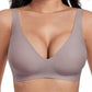 🎉Best Seller-60% Off💖Womens Comfortable Wireless Bras Push Up Bralettes Seamless Tshirts Bras Deep V Everyday Bras