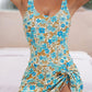 👙Limited Time-50% OFF💃Women's One Piece Tummy Control Tie Knot Swimsuit