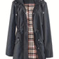 ⏰⏰Limited-time offer!!🌧️🧥Women's Checkered Lining Waterproof Windbreaker