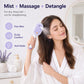 ⏳LAST DAY - 60% Off🔥ProGlide™🇬🇧 Scalp Massager Comb💆‍♀️Self-Cleaning 🧼, Tangle-Free ✂️ & Frizz-Control Hair Brush with Soothing Mist Spray