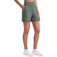 50% OFF🏃‍♀️Women’s High-Waist Athletic Shorts – Running & Yoga Summer Shorts with Pockets
