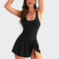👙Limited Time-50% OFF💃Women's One Piece Tummy Control Tie Knot Swimsuit