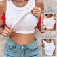 🔥SUMMER SALE 50% OFF💕Women's Ribbed Tank Top with Shelf Bra