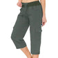 Hot Sale🔥Multi-Pocket Capri Cargo Pants
