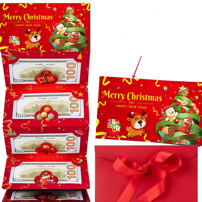 ❄️Christmas Money Gift Cards Envelope with 6 Slots🎄