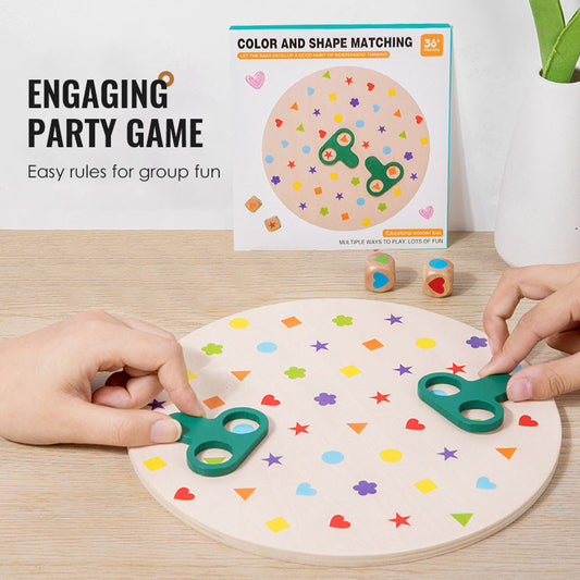 Wooden Shape Matching Toy Set for Kids
