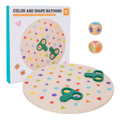 Wooden Shape Matching Toy Set for Kids