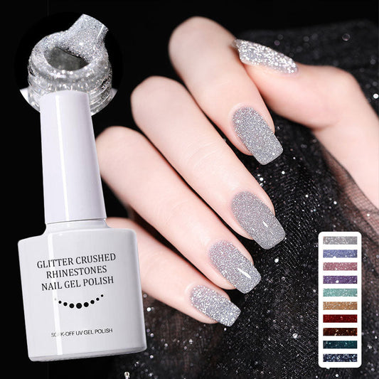 💅✨Reflektierender Crushed Diamond Nagellack✨