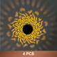 🎉Buy 1 Get 1 Free🌞💡Solar Mandala Wall Light Outdoor Garden Fence Projector Lamp Patio Ambient Decor