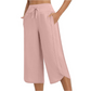 ✨50% OFF!✨👖Women's Casual Wide-Leg Capri Pants – Comfortable, Casual, and Versatile! ☁️